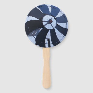 Customisable fan with black wind mill blades