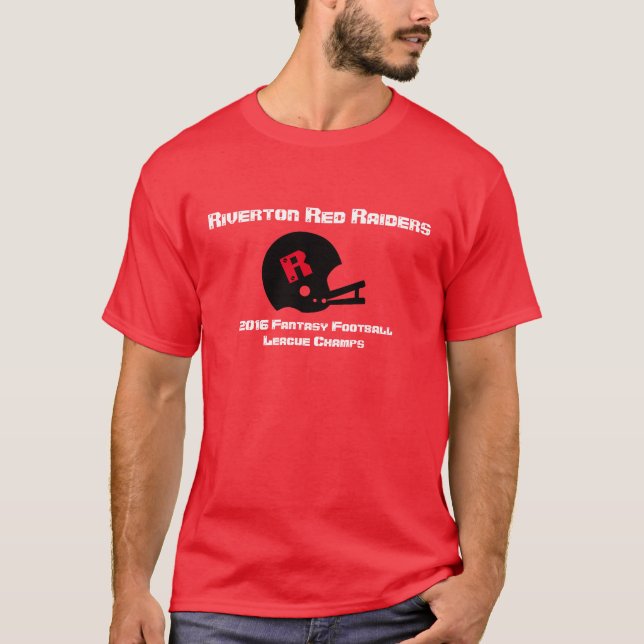 Customisable Fantasy Football Champs T-shirt (Front)