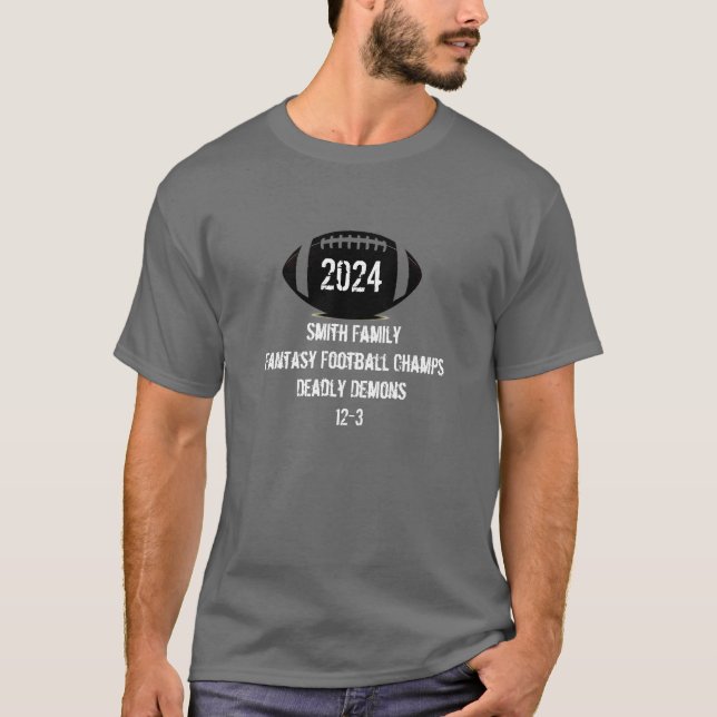 Customisable Fantasy Football t-shirt (Front)