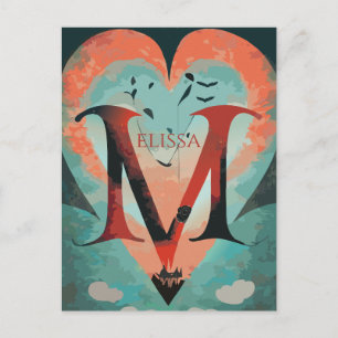 Customisable Fantasy Heart Postcard