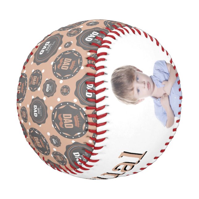 Customisable Father's Day Baseball (Angled)