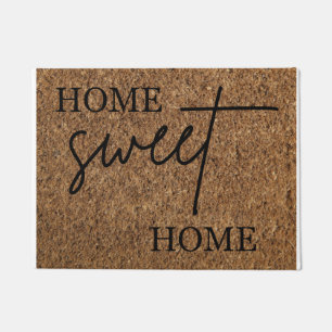 Customisable Faux Coir Home Sweet Home Doormat