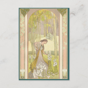 Customisable Feminine Art Deco Invitation