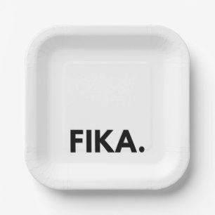Customisable Fika Bold Paper Plate