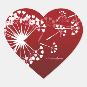 Customisable: Fine & Dandy Heart Sticker