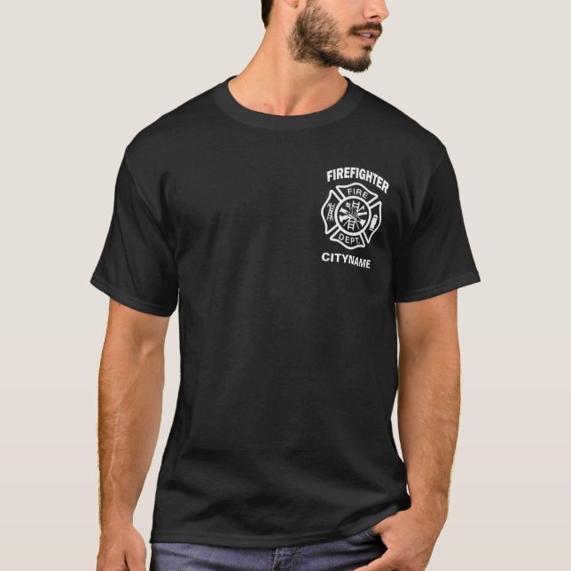 Customisable Fire Dept T-shirt (Front)