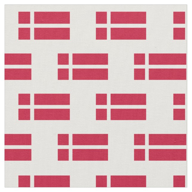 Customisable Flag of Denmark Fabric (Close Up)