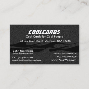 Customisable Flames Business Card