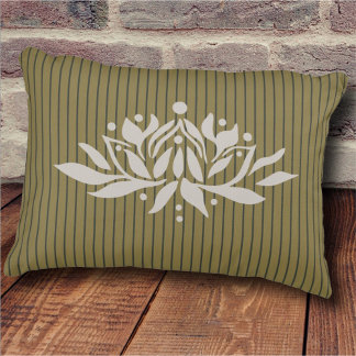 Customisable Flaming Lotus Flower Decorative Cushion