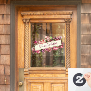 Customisable Floral Artist Vintage Flowers Florist