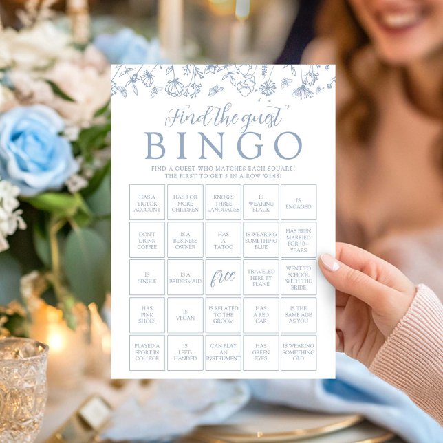 Customisable Floral Bingo Game Card (Creator Uploaded)