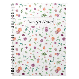 Customisable Floral Notebook   Best Gifts for Mom