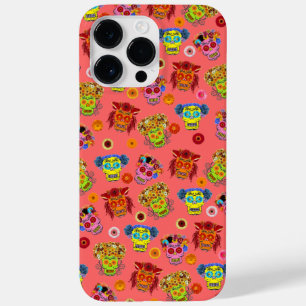 Customisable Floral Sugar Skull Case-Mate iPhone 14 Pro Max Case