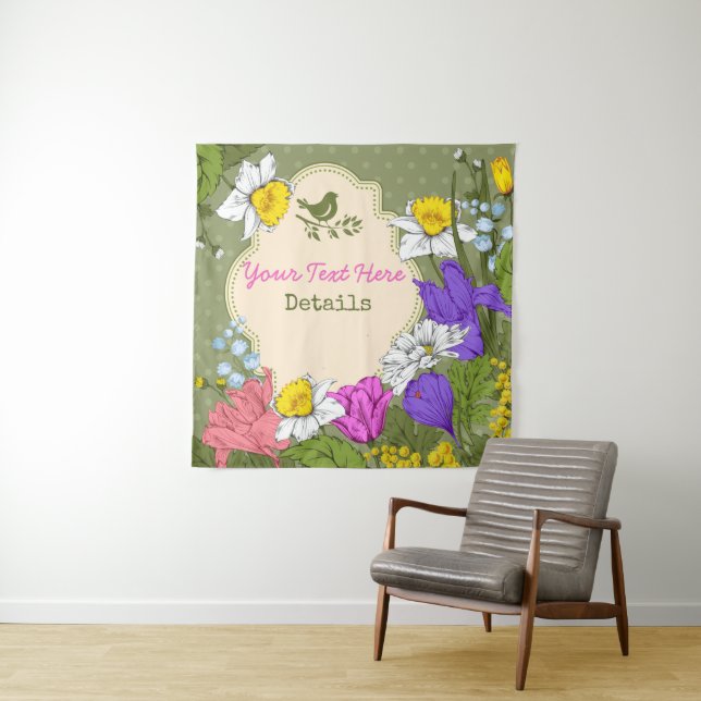 Customisable Floral Tapestry (In Situ)
