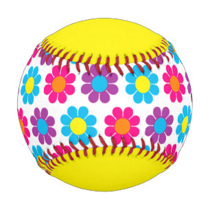 Customisable Flower Power Baseball
