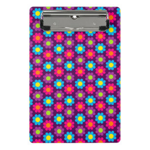 Customisable Flower Power Mini Clipboard