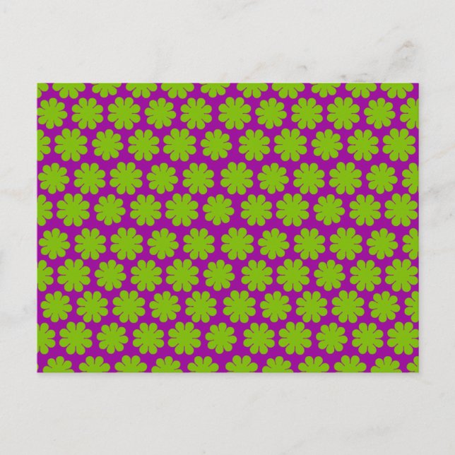Customisable Flower Power Postcard (Front)
