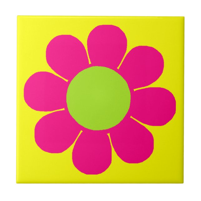 Customisable Flower Power Tile (Front)