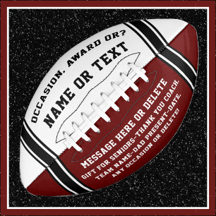 Customisable Football, Change COLORS, PERSONALIZED Football