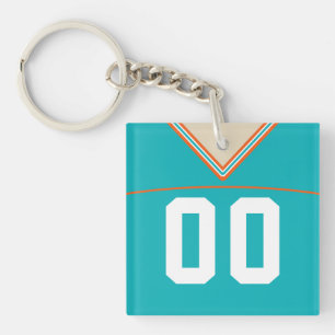 Customisable Football Jersey Keyring Lacrosse