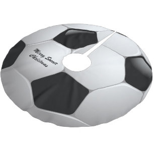 Customisable Football Soccer Ball Brushed Polyester Tree Skirt
