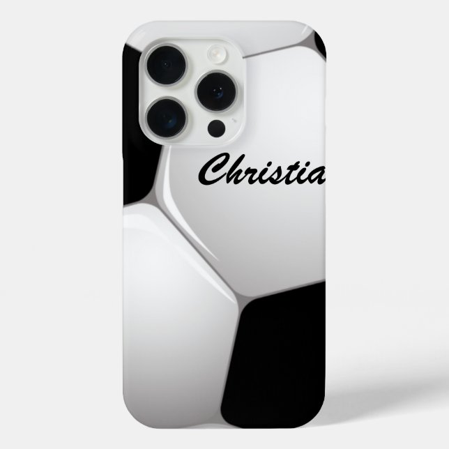 Customisable Football Soccer Ball Case-Mate iPhone Case (Back)