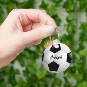 Customisable Football Soccer Ball Key Ring