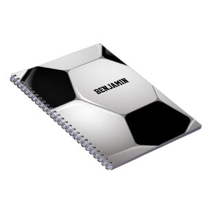 Customisable Football Soccer Ball Notebook