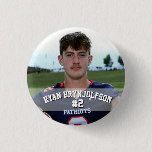 Customisable Football/Sports Button