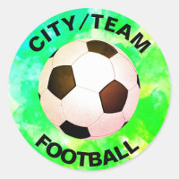 Customisable Football Watercolor