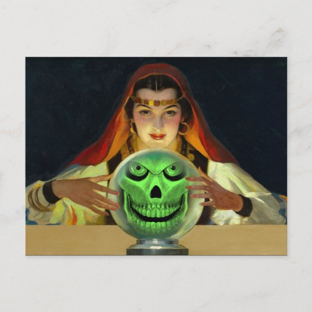 Customisable Fortune Teller Postcard (Front)