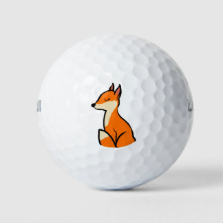Customisable Fox Golf Balls