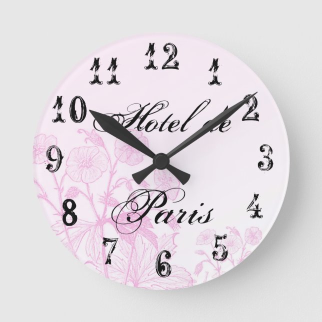Customisable French Country Wall Clock (Front)