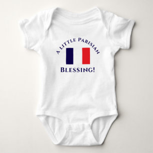 Customisable French Patriotic Baby Bodysuit