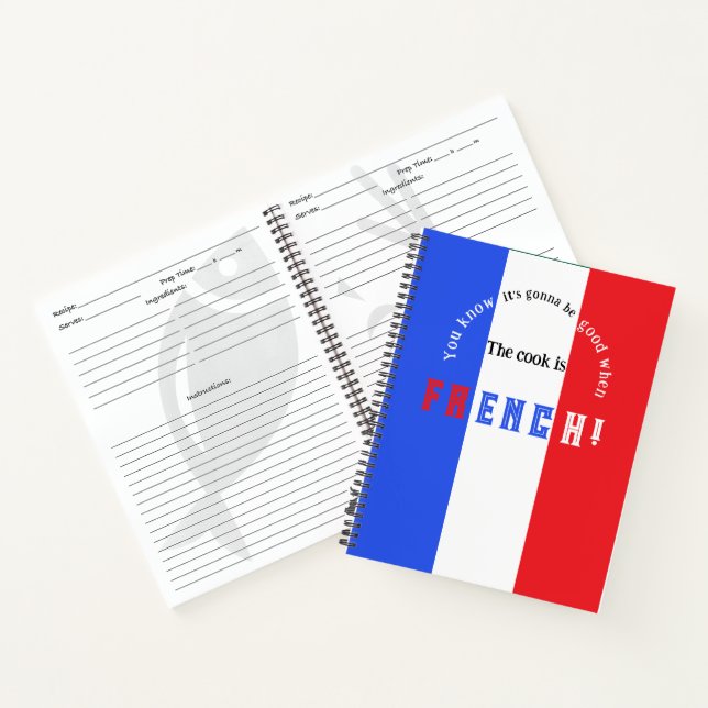 Customisable French Recipe Book (Inside)