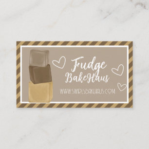 Customisable Fudge Business Cards