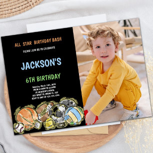 Customisable Fun Party Invitations for Kids