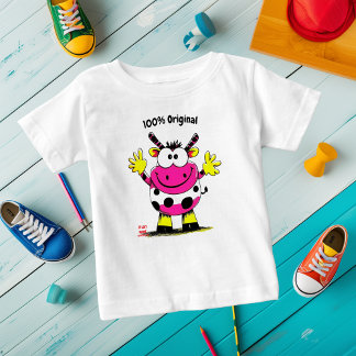 Customisable Funny Cow Kids T-Shirt