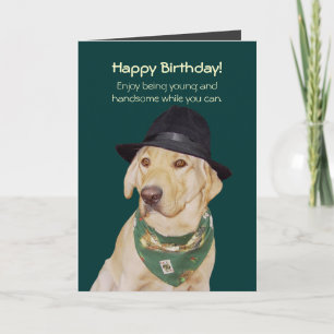 Customisable Funny Dog/Lab Card for Guy