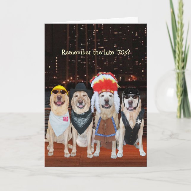 Customisable Funny Dog/Lab Card Spoof (Front)