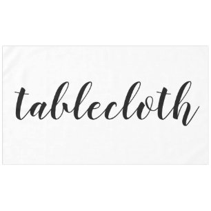 Customisable Funny Literal Word Tablecloth