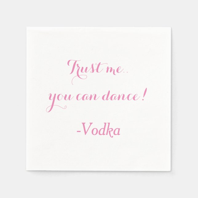 Customisable- Funny Wedding Napkin (Front)