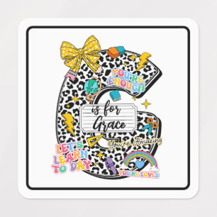 Customisable “G is for” Alphabet Art – Inspiration