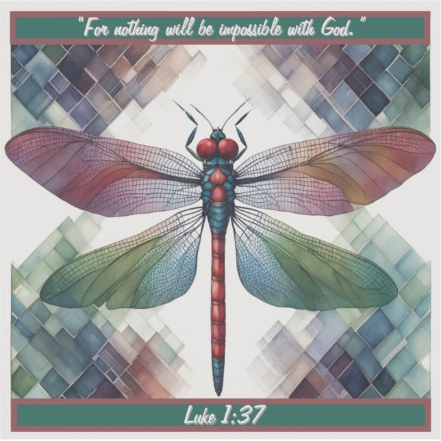 Customisable Geo Dragonfly  (Front)