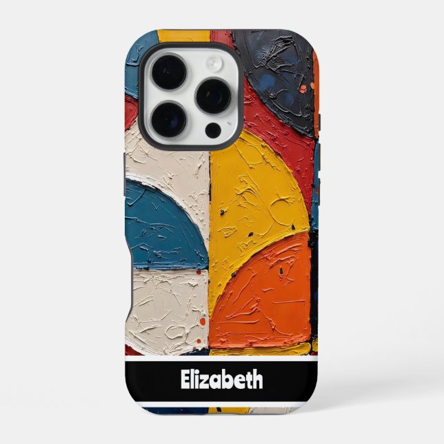 Customisable Geometric Abstract Phone Cover (Back)