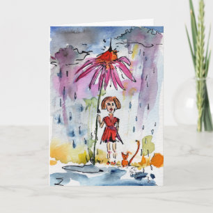 Customisable Get Well Illustration Card by Ginette