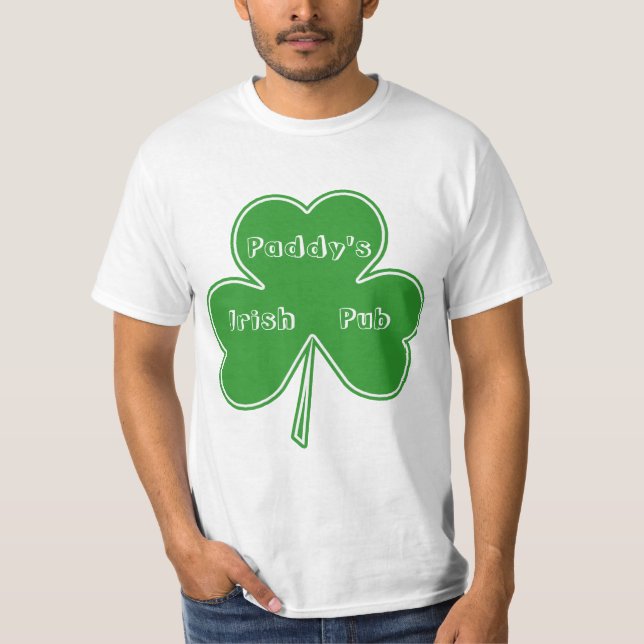 Customisable Giant Shamrock T-Shirt (Front)