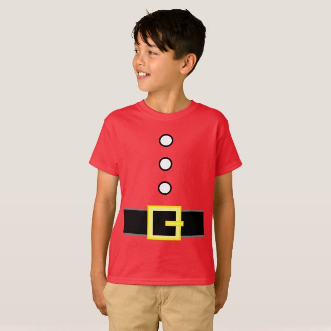 Customisable Gifts Christmas ELF SUIT COSTUME  T-Shirt (Front Full)