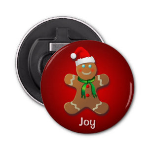 Customisable Gingerbread Man Bottle Opener