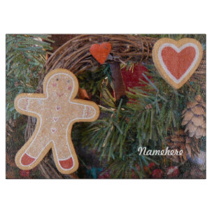 Customisable: Gingerbread man Cutting Board
